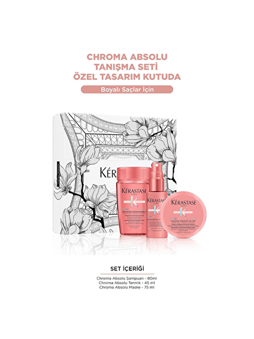 Kerastase Chroma Absolu Boyalı Saçlara Özel Tanışma Seti