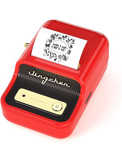 Niimbot B21S Bluetooth Taşınabilir Termal Etiket Yazıcı - Kırmızı