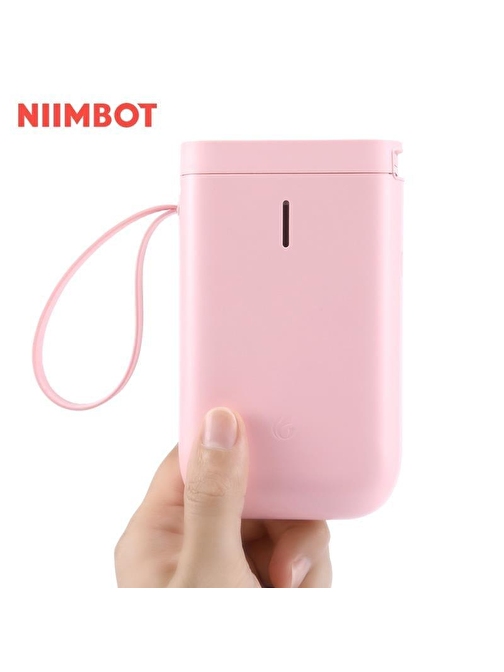 Niimbot D11 Bluetooth Taşınabilir Termal Etiket Yazıcı - Pembe