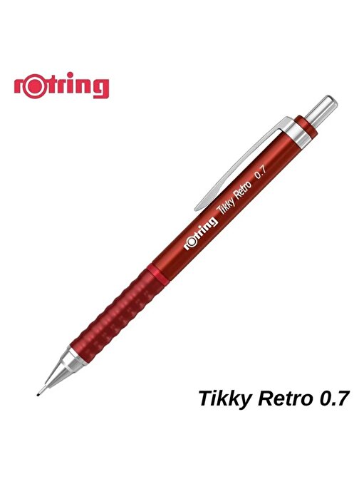 Rotring Versatil Kalem Tıkky Retro Metalik Kırmızı 0.5 MM 2202568