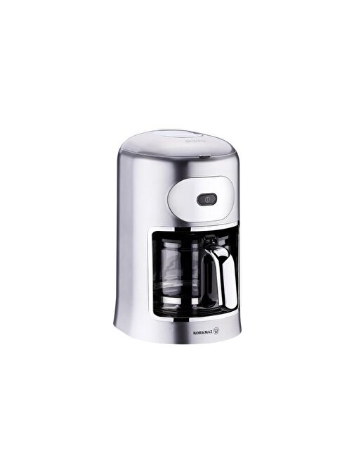 Korkmaz Drippa 86402 Tek Tuşlu Inox Filtre Kahve Makinesi