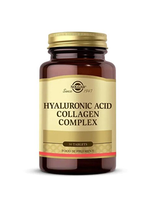 Solgar Hyaluronic Acid Collagen Complex 120 Mg 30 Tablet