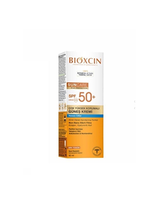 Bioxcin Sun Care Hassas Ciltler İçin Çok Yüksek Korumalı Güneş Kremi SPF50+ 50 ML