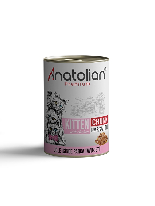 Anatolian Premium Kitten Tavuklu Yavru Kedi Konservesi 400 gr