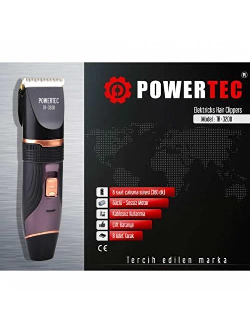 Powertec TR-3200 Tıraş makinesi