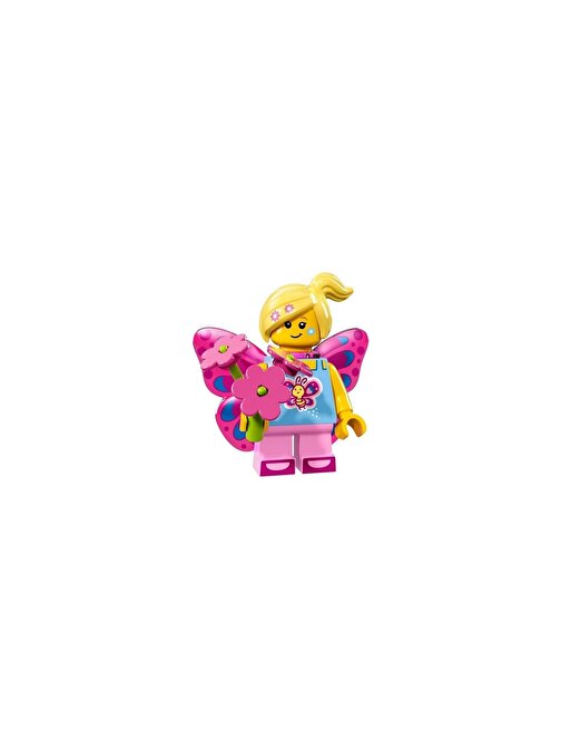 Lego Minifigür - Seri 17 - 71018 - 7 Kelebek Kız