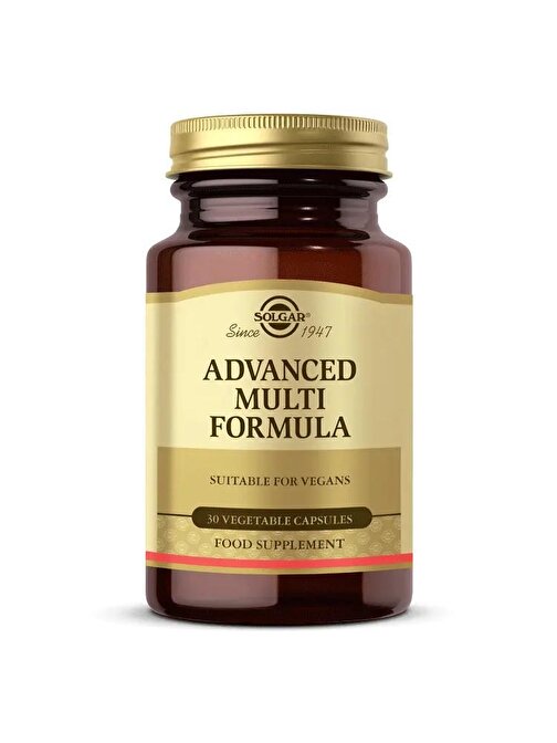 Solgar Advanced Multi Formula 30 Kapsül