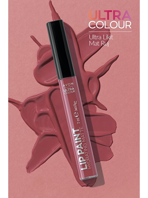 Avon Ultra Colour Ultra Likit Mat Ruj 7 Ml. Velvet Hibiscus