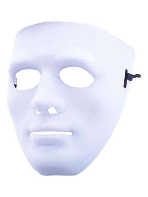 Himarry Beyaz Renk Dans Maskesi 18x19 cm