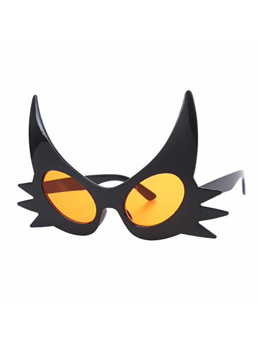 Himarry Siyah Renk Bıyık Tasarımlı Kedi Gözlüğü 19x11 cm