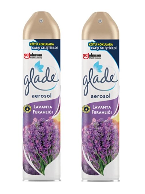 GLADE AEROSOL ODA KOKUSU LAVANTA FERAHLIĞI 300 ML x 2 ADET