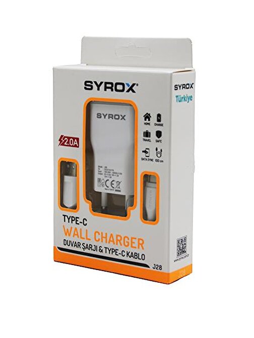 TYPE-C USB SET 2.0A WALL CHARGER EV ŞARJ ALETİ (3877)