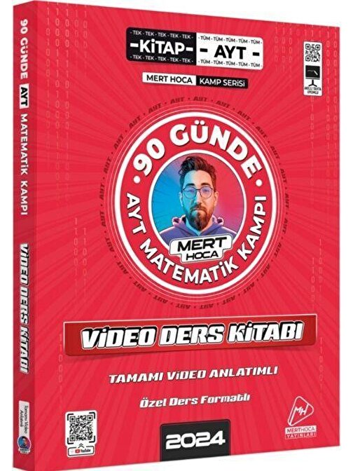 2024 90 Günde AYT Matematik Kampı Video Ders Kitabı Mert Hoca Yayınları