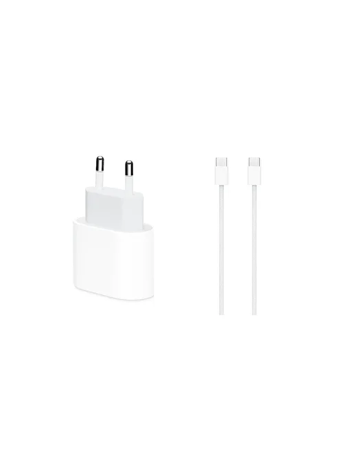 Apple İPhone 15 Pro Max 20w USB-C Adaptör Kablo Şarj Seti