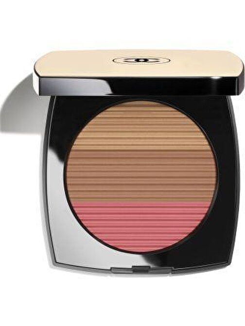 Chanel Les Beiges Healty Glow Sun-Kissed Pudra - Medium Rose Gold