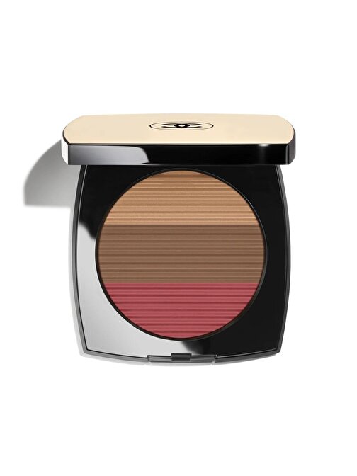 Chanel Les Beiges Healty Glow Sun-Kissed Pudra - Deep Rose Gold