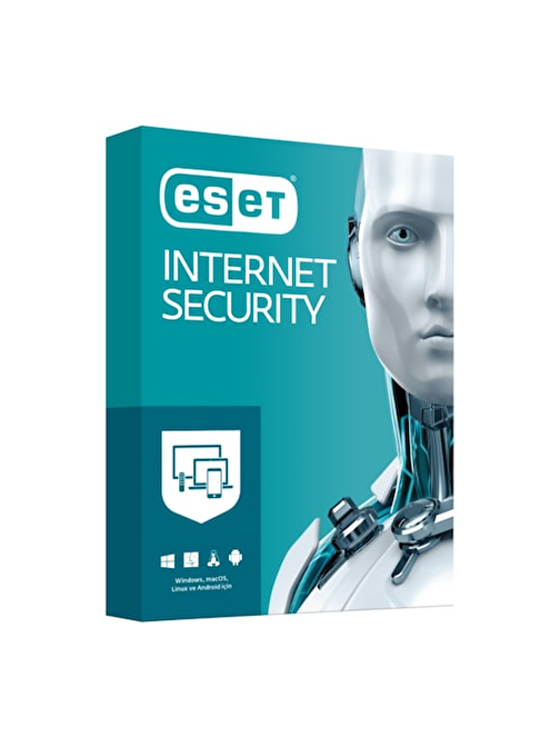 ESET INTERNET SECURITY 3 Kullanıcı, 1 YIL, Kutulu Ürün