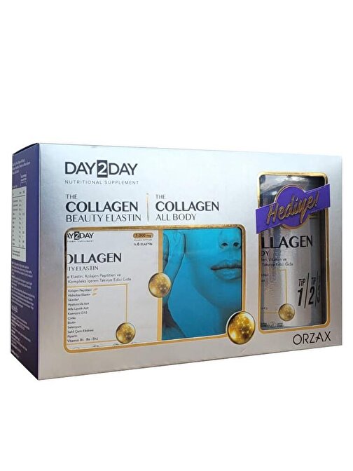 Day2Day The Collagen Beauty Elastin 30 Tablet + Day2Day The Collagen All Body 100 gr Hediyeli