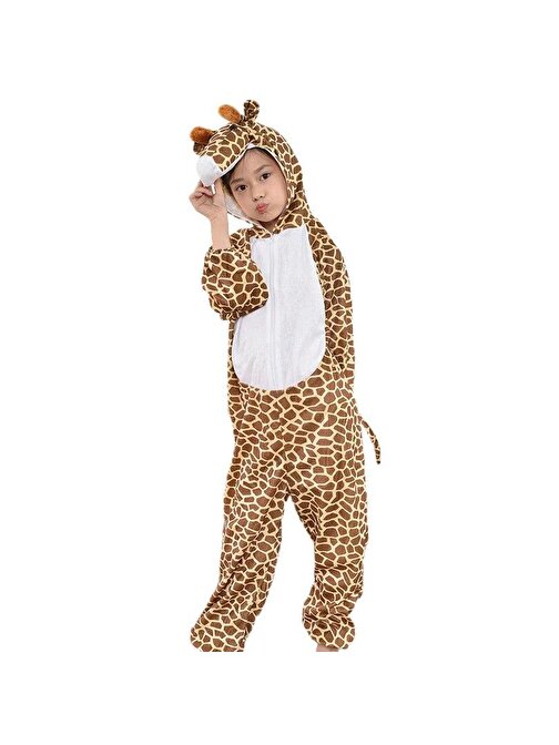 Çocuk Zürafa Kostümü 4-5 Yaş 100 cm