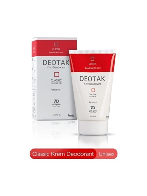 Deotak Krem Deodorant Klasik 7 Güne Kadar Etkili 35 Ml