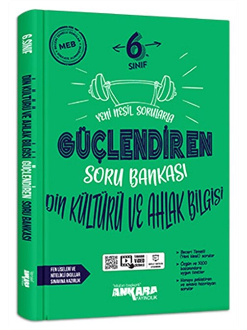 Ankara Yayıncılık 6. Sınıf Din Kültürü Güçlendiren Soru Bankası