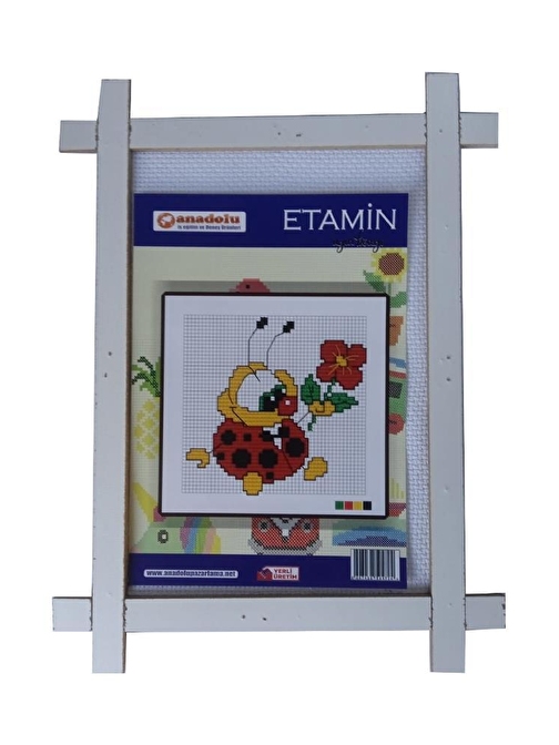 Etamin Seti 23x30 cm 1 Paket Kaneviçe Seti Etamin Kiti Okul Hobi Elişi Sanatsal