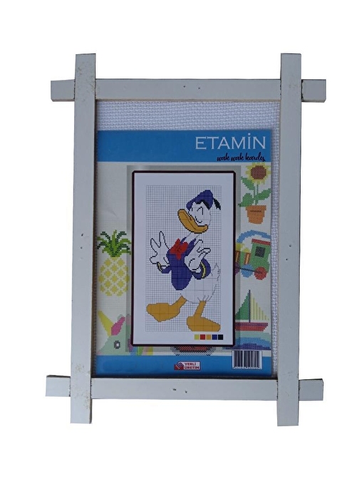 Etamin Seti 23x30 cm 1 Paket Kaneviçe Seti Etamin Kiti Okul Hobi Elişi Sanatsal