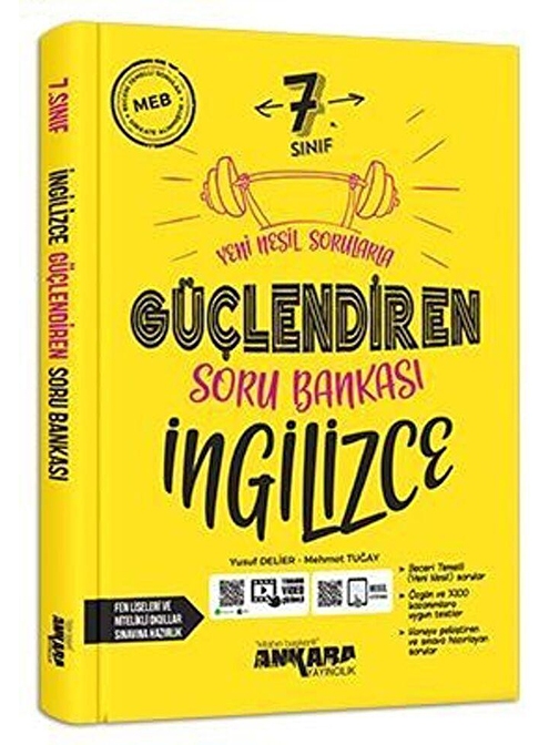 7. Sınıf İngilizce Güçlendiren Soru Bankası Ankara Yayıncılık