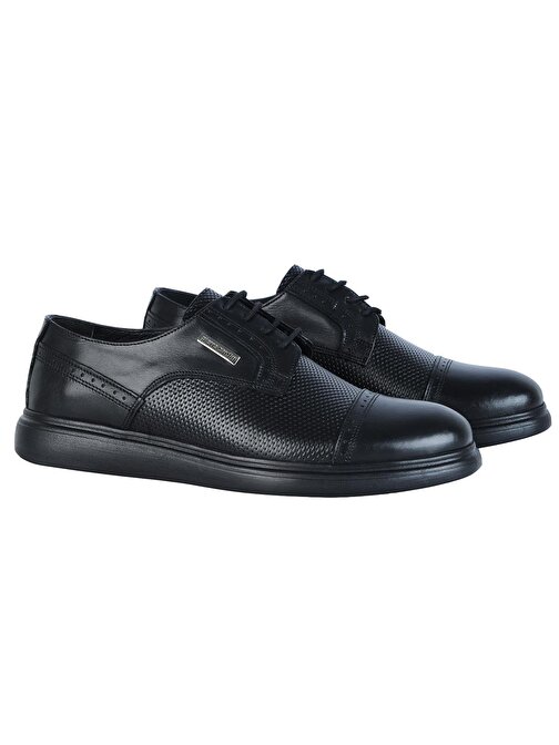 Pierre Cardin 90165-1 Freelight Siyah Deri Erkek Klasik Ayakkabı