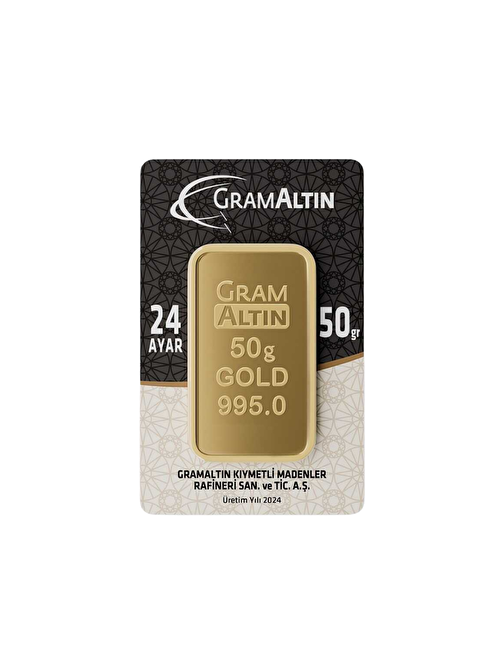 50 gr 24 Ayar 995 Milyem İAR Gram Altın