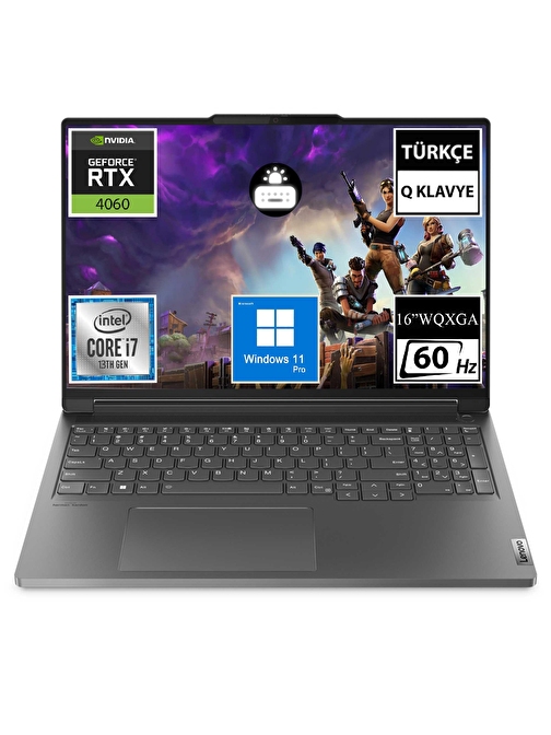 Lenovo Thinkbook 16P 21J80032TR13 i7-13700H 64GB 1TBSSD RTX4060 16" WQXGA W11P Taşınabilir Bilgisayar