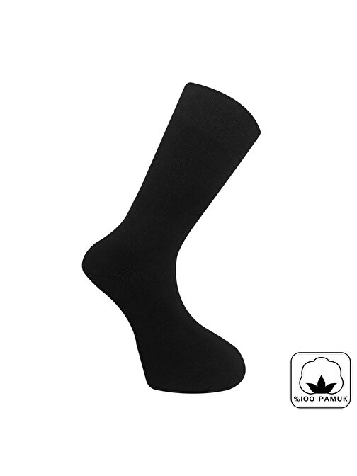 Pro Çorap Asker Havlu Erkek Çorabı Siyah 41-44 (14602)