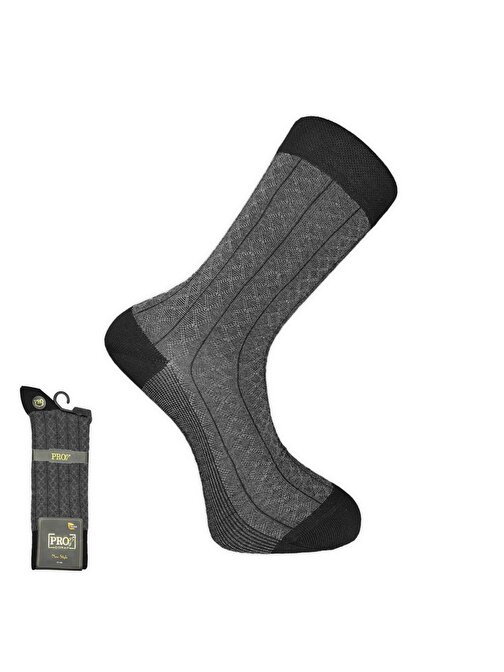 Pro Çorap Rambutan Modal Erkek Çorabı Antrasit (18132-R5)