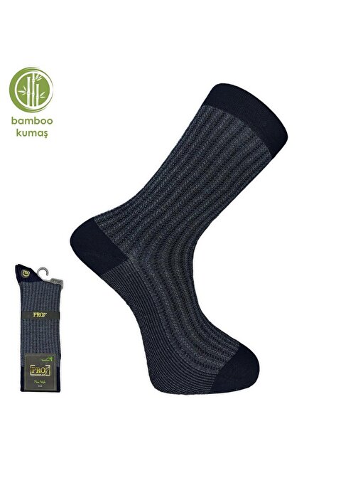 Pro Çorap Gence Bambu Erkek Çorabı Lacivert  (17101-R4)