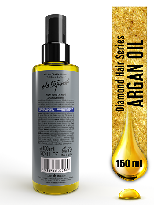 Eda Taşpınar Tüm Saç Tipleri İçin Onarıcı Bakım Sıvı Saç Kremi 150 ml