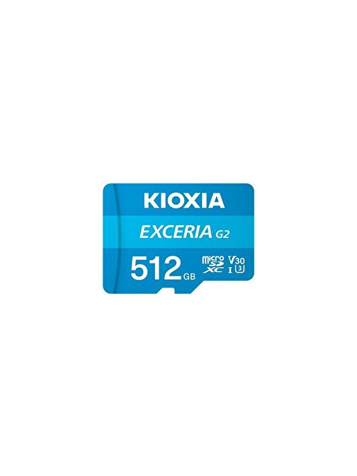 KIOXIA 512GB G2 MICRO SDXC U1 V30 4K 100/50 LMEX2L512GG2