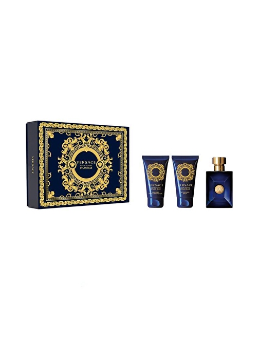 Versace Dylan Blue Pour Homme EDT 50 ml Erkek Parfüm Seti