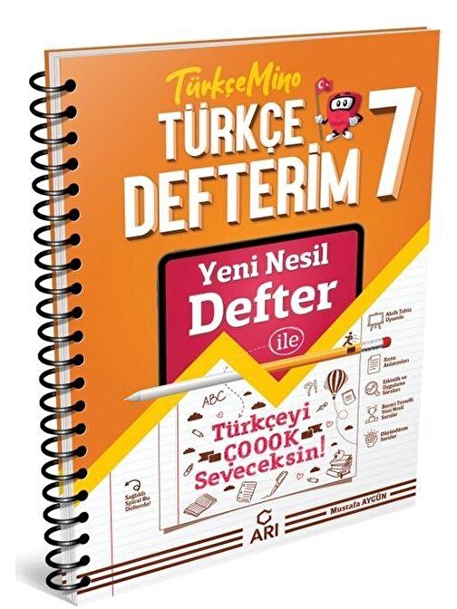 7. Sınıf Türkçe Akıllı Defteri Arı Yayıncılık