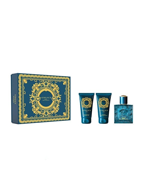 Versace Eros Pour Homme EDT 50 ml Erkek Parfüm Seti