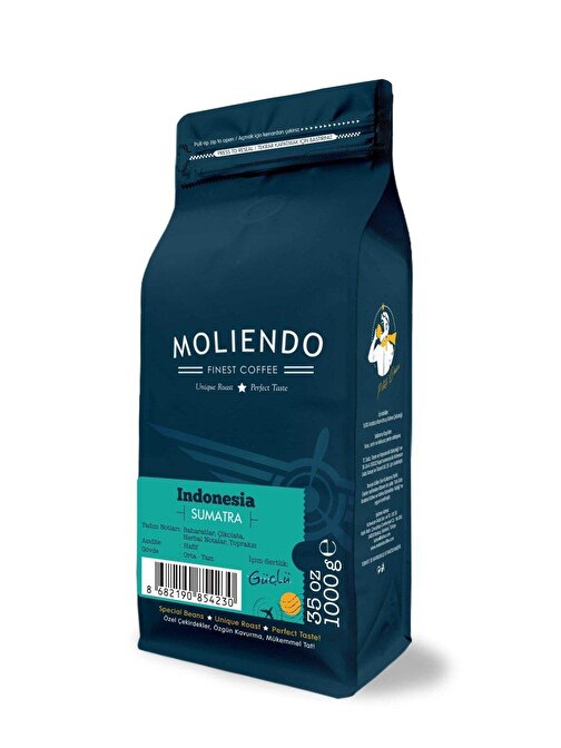 Moliendo Indonesia Sumatra Yöresel Kahve 1000 gr.