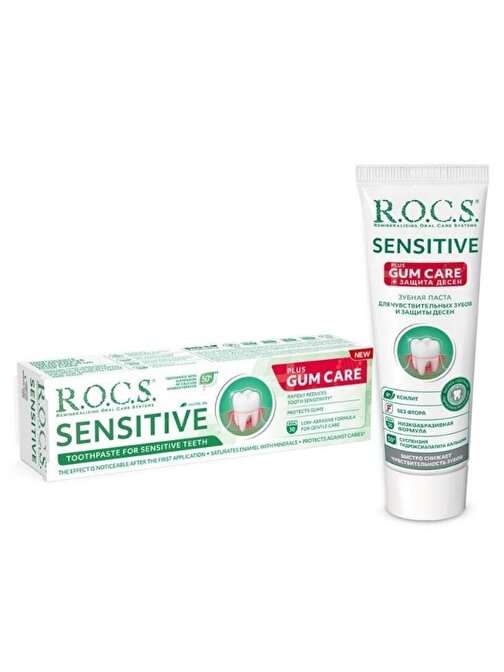 Rocs Diş Macunu Sensitive Plus Gum Care 75 ML