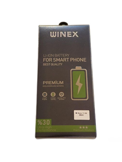 Global Redmi Note 11 5G Uyumlu Güçlendirilmiş Premium Batarya WNE1121