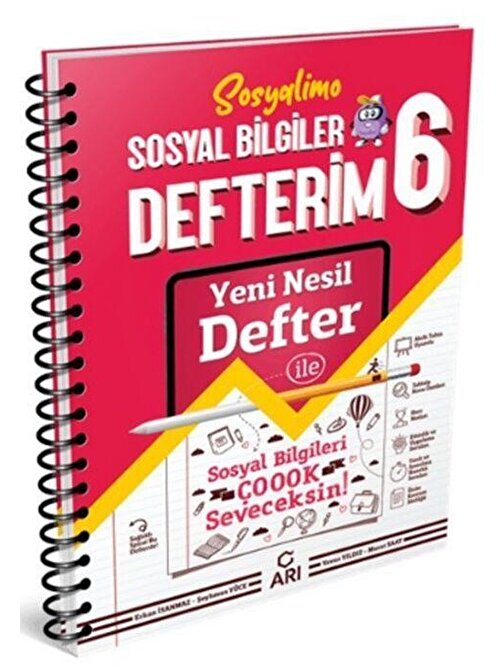 6. Sınıf Sosyal Bilgiler Akıllı Defteri Arı Yayıncılık