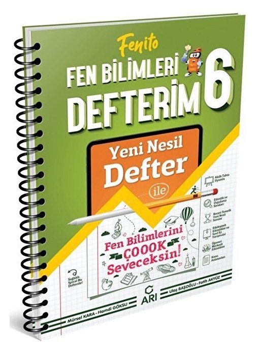 6. Sınıf Fen Bilimleri Akıllı Defteri Arı Yayıncılık