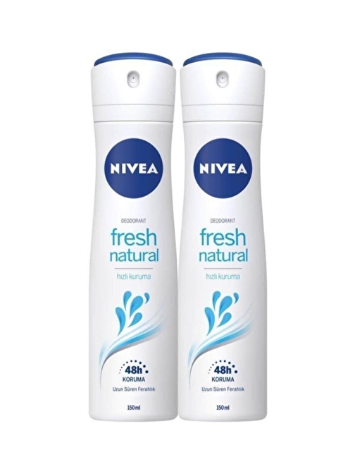 Nivea Women Deodorant Fresh Natural 150 ml 2 Ad.