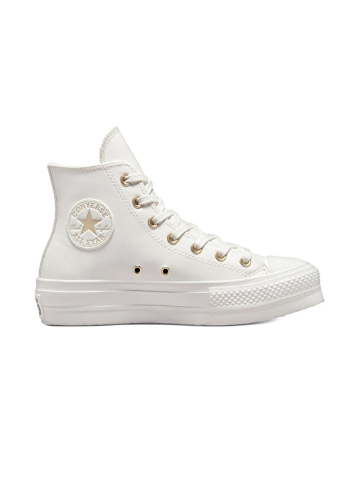 Converse Chuck Taylor All Star Lift Platform Mono White Kadın Platform Günlük Ayakkabı A03719C Beyaz