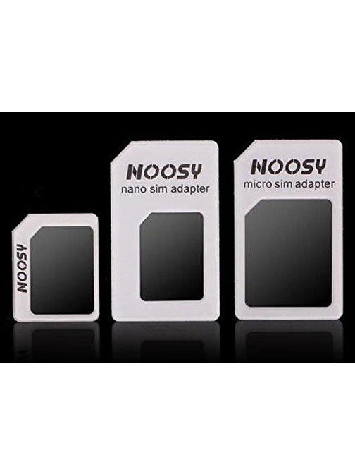 Noosy: Nano ve Micro Sim Kart Adaptörü (3877)