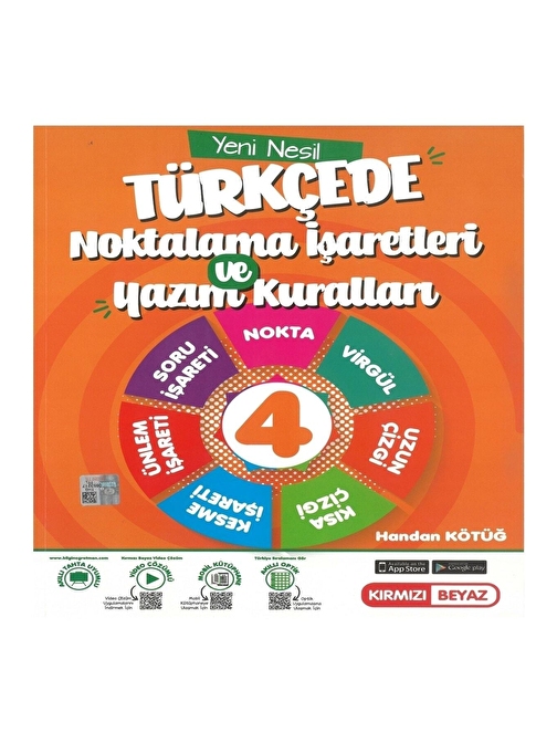 Kırmızı Beyaz 4.Sınıf Yeni Nesil Türkçe Noktalama İşaretleri