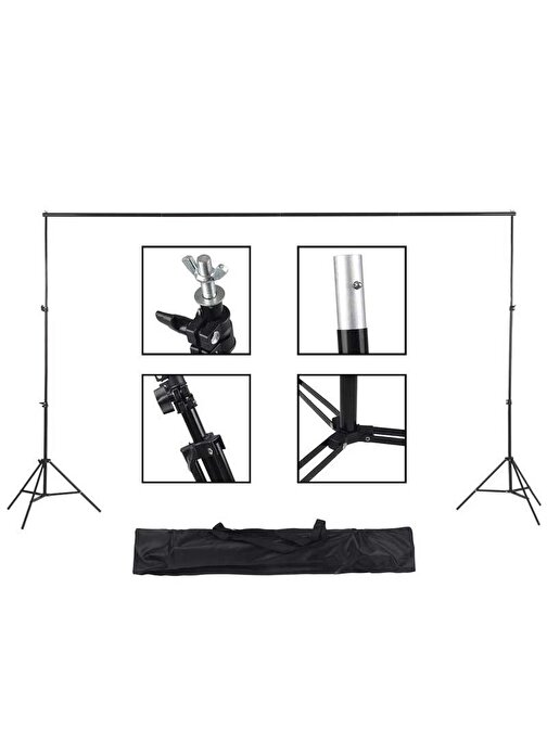 Gdx B2630 Fon Perde Stand (Yükeklik:260cm x Genişlik :300cm)