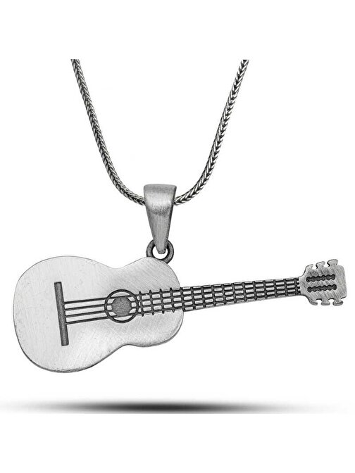 ​Gümüş Gitar Kolye